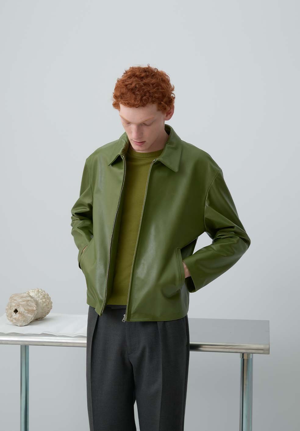 フランス発 セレカジ 春秋コーデ♪ Sandro レザージャケット レザージャケット スプリング秋物NEW ストリート 春物 オータム